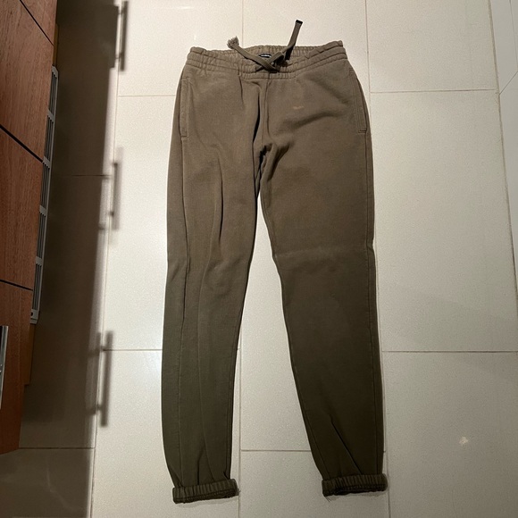 Talentless Heavyweight Sweatpants **IN OLIVE GREEN** - Picture 3 of 4